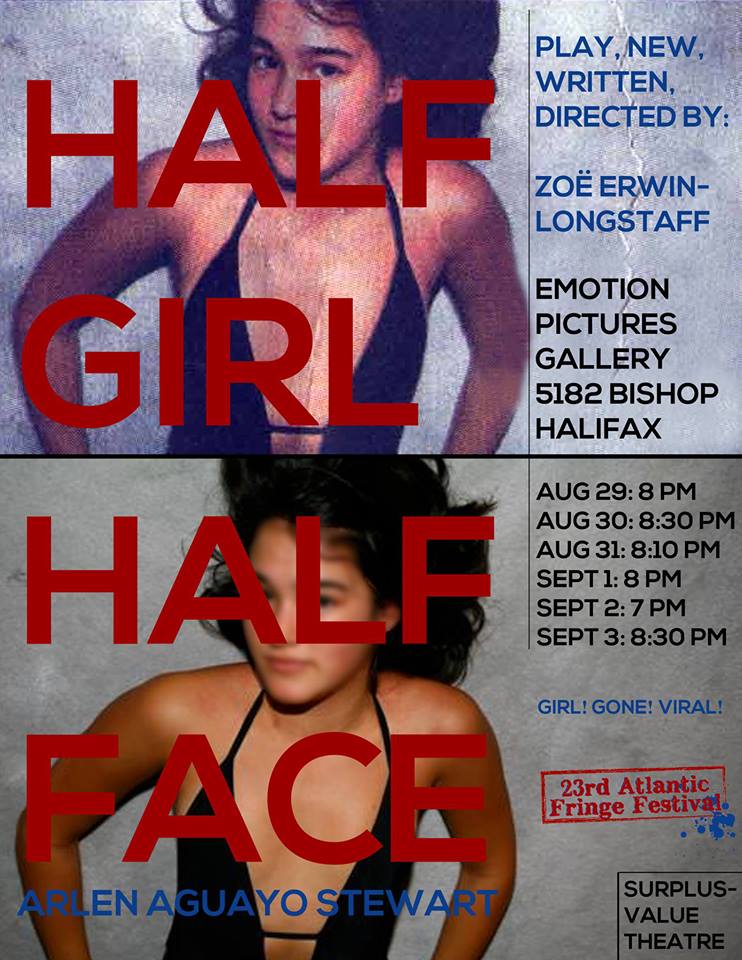 Zoë Erwin-Longstaff’s performance piece, Half Girl/Half Face